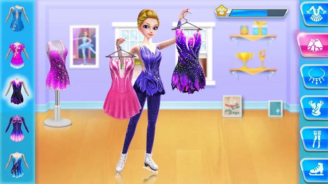 Взлом Ice Skating Ballerina Life  [МОД Много монет] — стабильная версия apk на Андроид screen 1