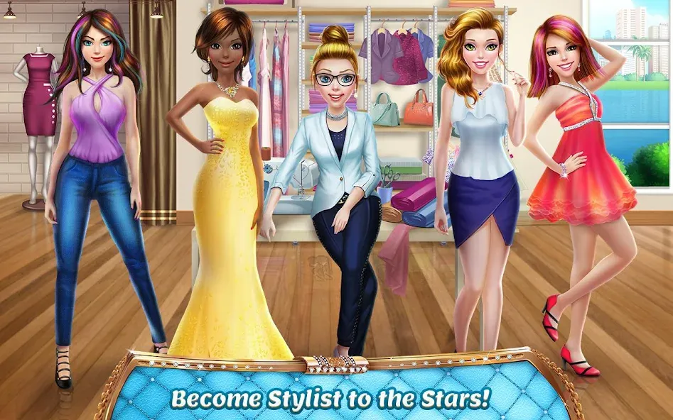 Взломанная Stylist Girl: Make Me Fabulous  [МОД Бесконечные деньги] — последняя версия apk на Андроид screen 5