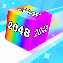 Chain Cube 2048: 3D merge game