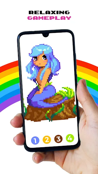 Скачать взлом Pixel by Number™ — Pixel Art (Пиксель по номеру)  [МОД Unlocked] — стабильная версия apk на Андроид screen 5