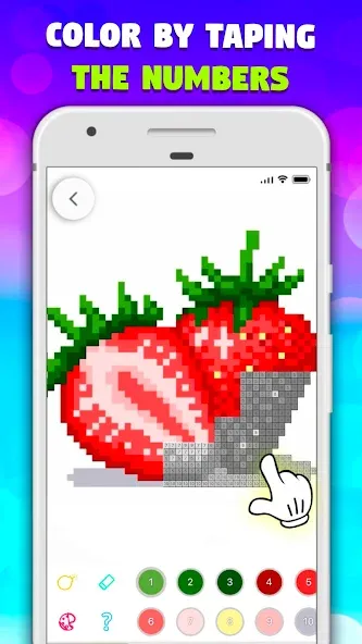 Скачать взломанную Pixel Art book・Color by number  [МОД Меню] — стабильная версия apk на Андроид screen 2