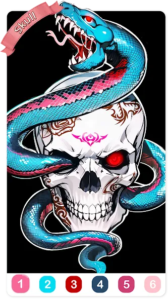 Взлом Tattoo Coloring games  [МОД Бесконечные монеты] — полная версия apk на Андроид screen 3
