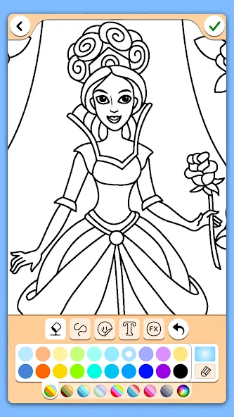 Взлом Coloring for girls and women  [МОД Много монет] — полная версия apk на Андроид screen 4