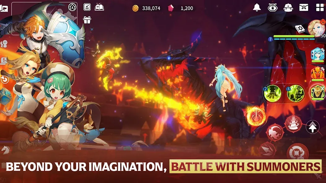 Взлом Summoners War: Chronicles  [МОД Много монет] — стабильная версия apk на Андроид screen 3