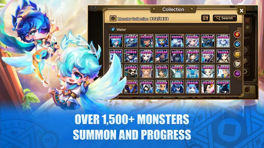 Взломанная Summoners War  [МОД Бесконечные монеты] — полная версия apk на Андроид screen 2