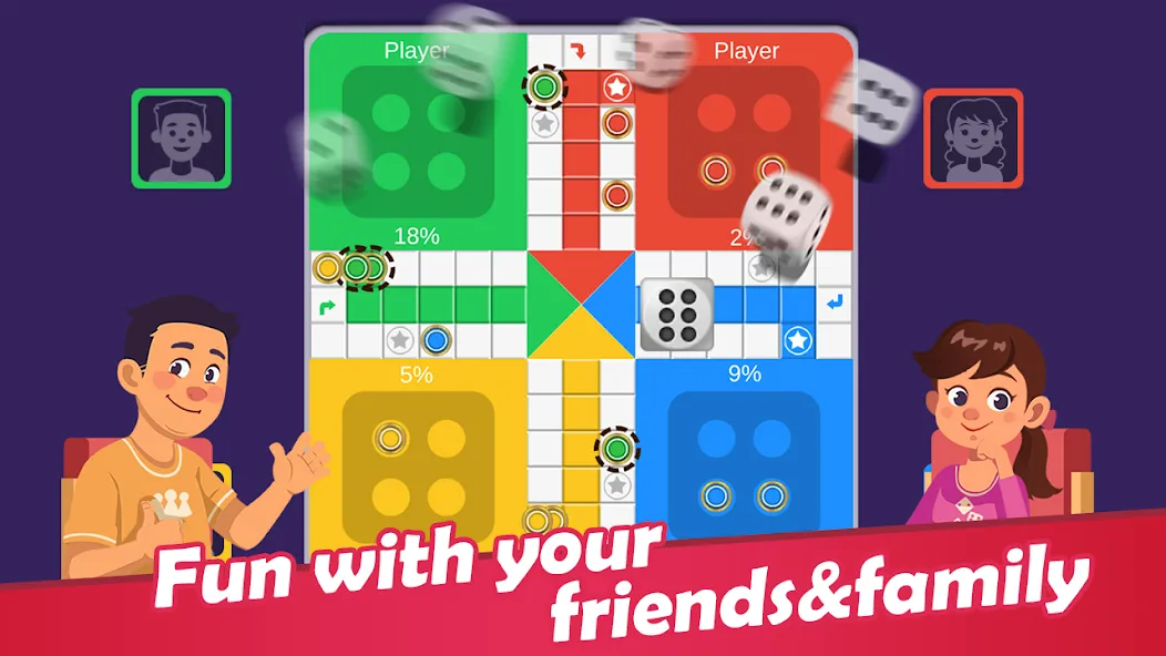 Взломанная Ludo (Людо Лайт)  [МОД Unlocked] — полная версия apk на Андроид screen 1