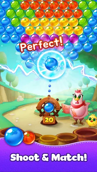 Взломанная Bubble CoCo : Bubble Shooter (Бабл Коко)  [МОД Unlocked] — полная версия apk на Андроид screen 1