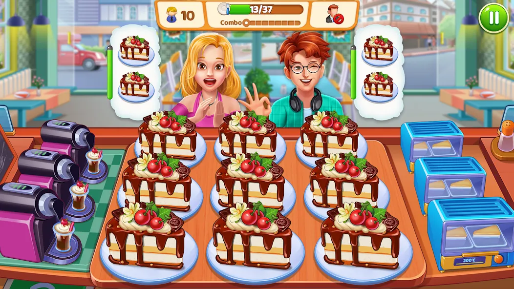 Скачать взломанную Food Voyage: Fun Cooking Games (Фуд Воядж)  [МОД Mega Pack] — последняя версия apk на Андроид screen 2