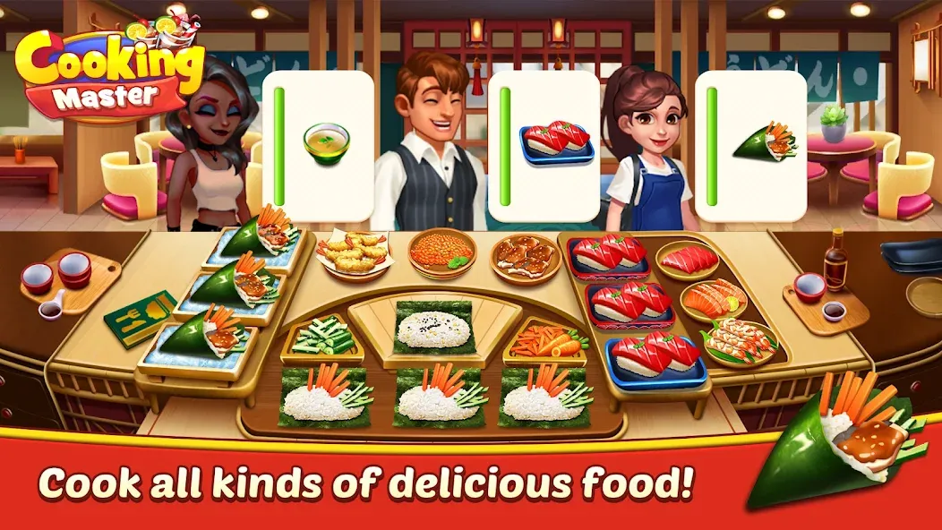 Взломанная Cooking Master:Restaurant Game (Кукинг Мастер)  [МОД Много денег] — полная версия apk на Андроид screen 3