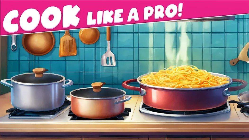 Взлом Cooking Taste Restaurant Games  [МОД Unlocked] — стабильная версия apk на Андроид screen 1