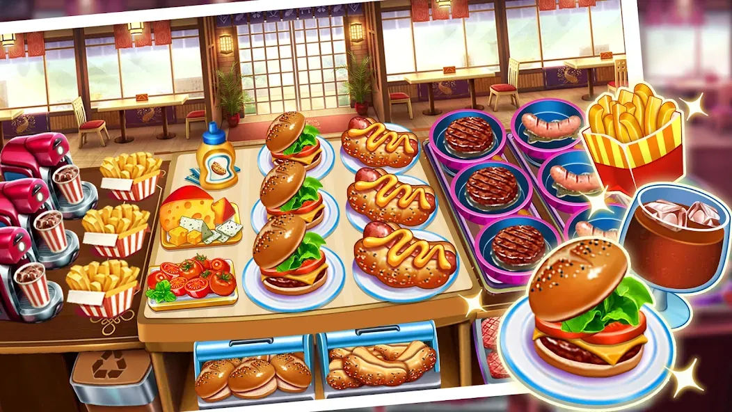 Взлом Food Game Crazy Super Chef  [МОД Меню] — последняя версия apk на Андроид screen 4