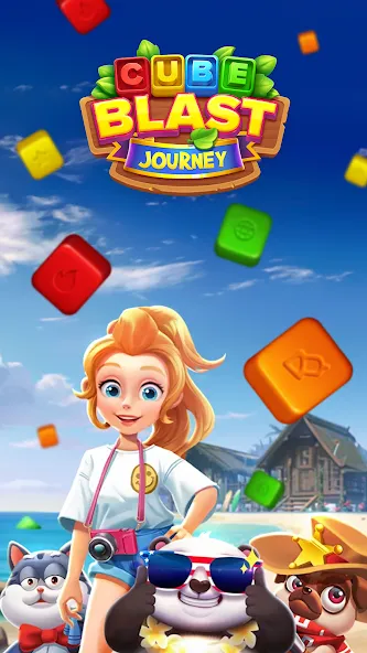 Взлом Cube Blast Journey: Toon & Toy (Кьюб Бласт Джорни)  [МОД Mega Pack] — полная версия apk на Андроид screen 1