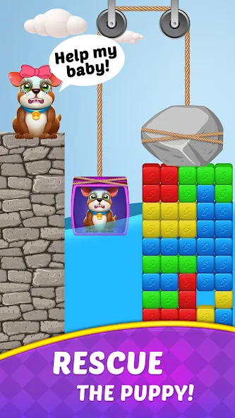 Взлом Cube Blast Journey: Toon & Toy (Кьюб Бласт Джорни)  [МОД Mega Pack] — полная версия apk на Андроид screen 3