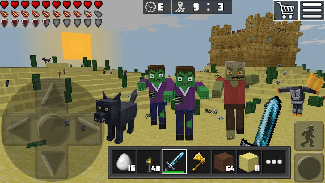 Скачать взломанную World Craft: Block Craftsman  [МОД Unlimited Money] — стабильная версия apk на Андроид screen 4