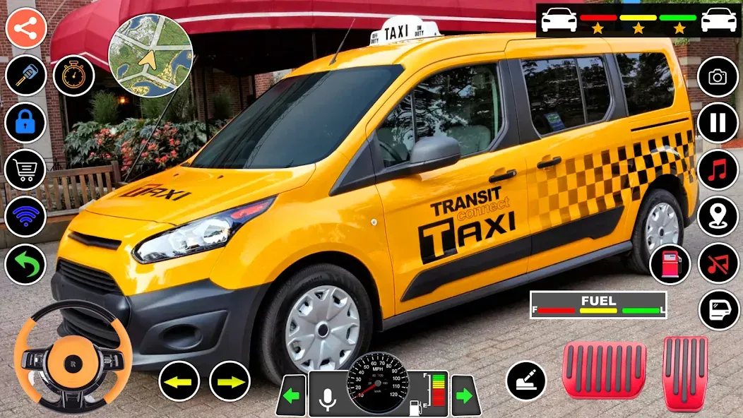 Скачать взлом US Taxi Game 2023-Taxi Driver  [МОД Много денег] — стабильная версия apk на Андроид screen 2