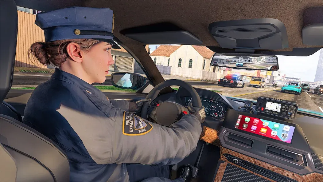 Взломанная Police Simulator Job Cop Game  [МОД Unlocked] — последняя версия apk на Андроид screen 1