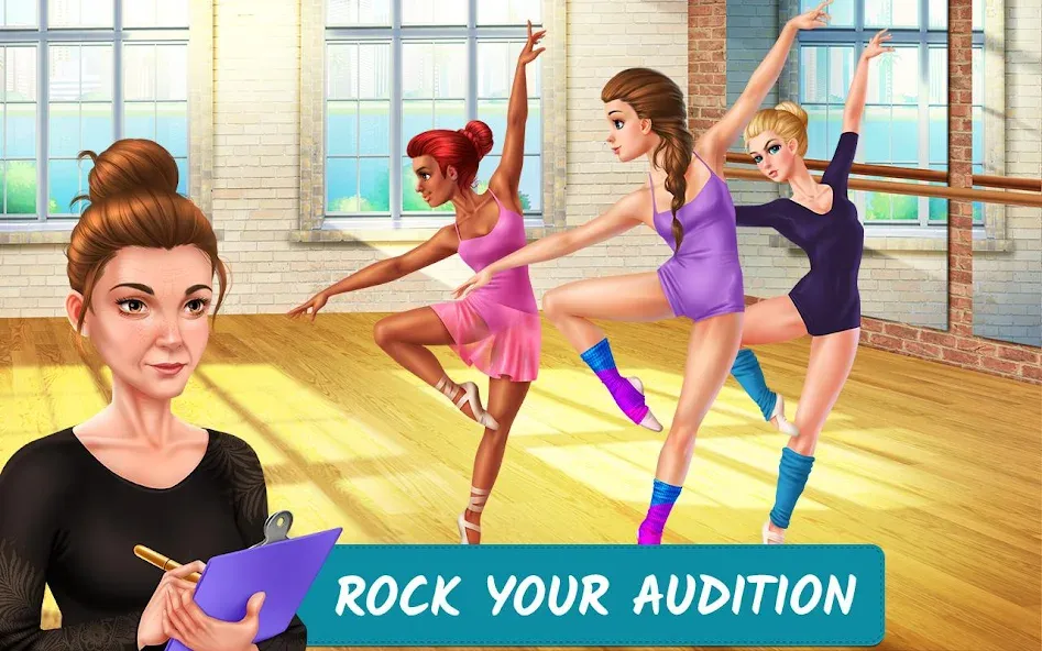 Взлом Dance School Stories  [МОД Много денег] — полная версия apk на Андроид screen 1