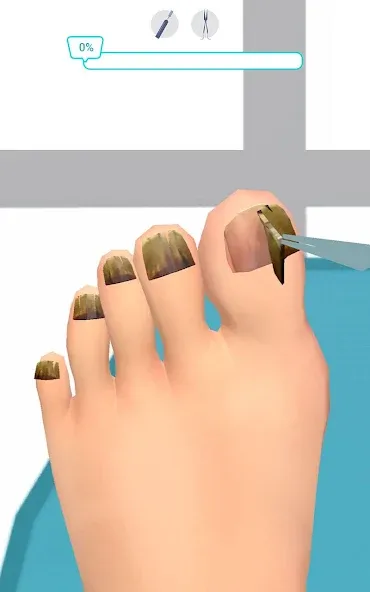 Взломанная Foot Clinic — ASMR Feet Care (Фут Клиник)  [МОД Много денег] — полная версия apk на Андроид screen 3