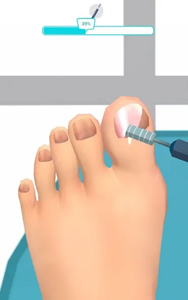 Взломанная Foot Clinic — ASMR Feet Care (Фут Клиник)  [МОД Много денег] — полная версия apk на Андроид screen 5