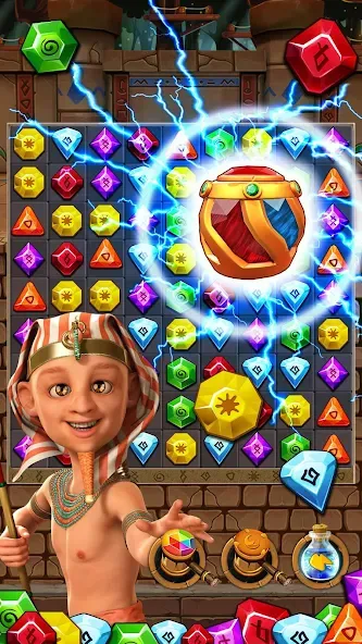 Скачать взломанную Jewel Ancient 2: lost gems (Джуэл Эншиент 2)  [МОД Unlocked] — последняя версия apk на Андроид screen 3