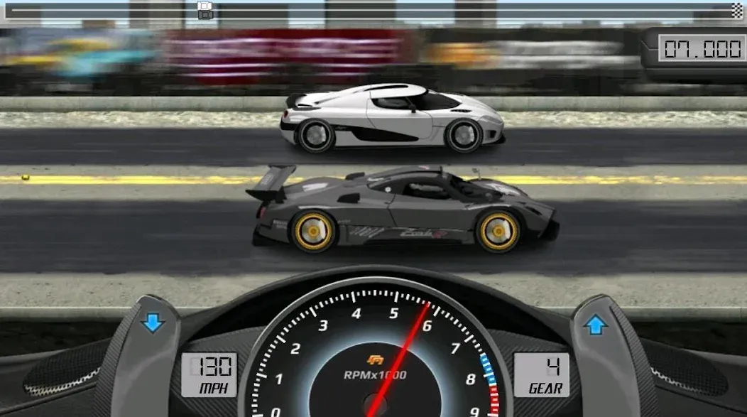 Скачать взлом Drag Racing (Драгрейсинг)  [МОД Меню] — стабильная версия apk на Андроид screen 2