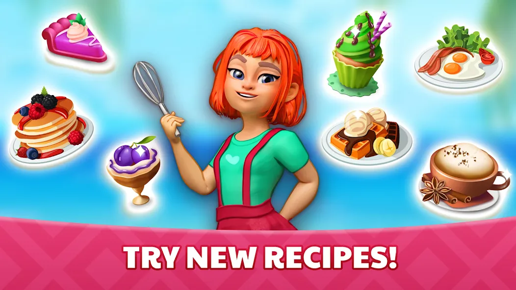 Скачать взломанную Cooking Cup: Fun Cafe Games (Кукинг Кап)  [МОД Mega Pack] — стабильная версия apk на Андроид screen 2