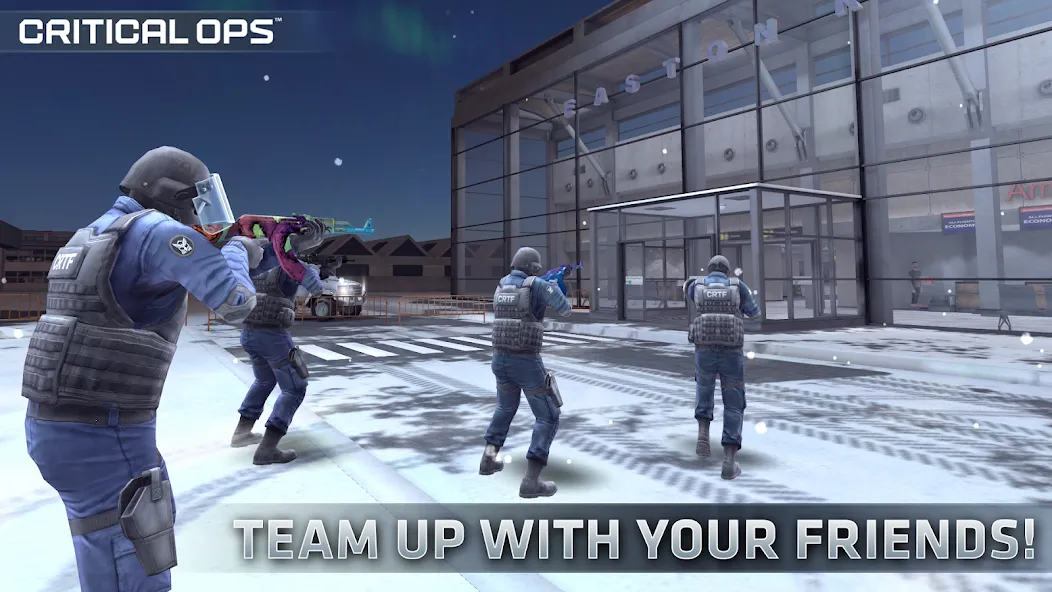 Взлом Critical Ops: Multiplayer FPS (Критикал Опс)  [МОД Бесконечные монеты] — стабильная версия apk на Андроид screen 2