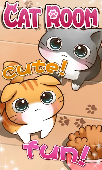 Взломанная Cat Room — Cute Cat Games (Кэт Рум)  [МОД Много монет] — последняя версия apk на Андроид screen 1