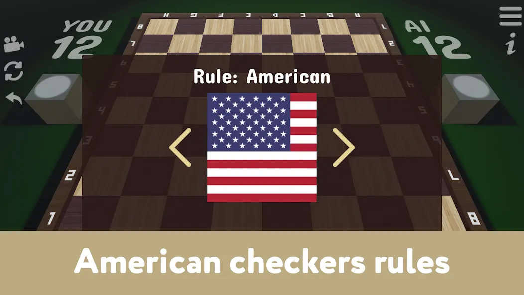 Скачать взломанную Checkers for two — Draughts  [МОД Mega Pack] — полная версия apk на Андроид screen 3