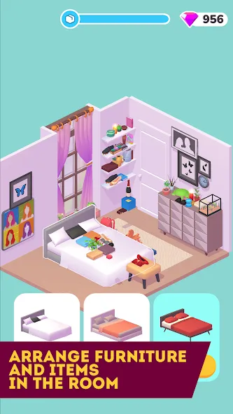 Скачать взломанную Decor Life — Home Design Game (Декор Лайф)  [МОД Бесконечные монеты] — стабильная версия apk на Андроид screen 3