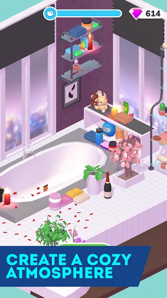 Скачать взломанную Decor Life — Home Design Game (Декор Лайф)  [МОД Бесконечные монеты] — стабильная версия apk на Андроид screen 4