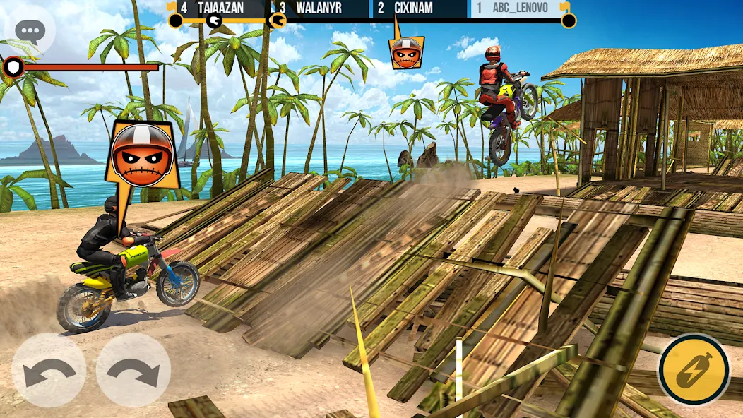 Скачать взломанную Clan Race: PVP Motocross races (Клан Рейс)  [МОД Меню] — полная версия apk на Андроид screen 4