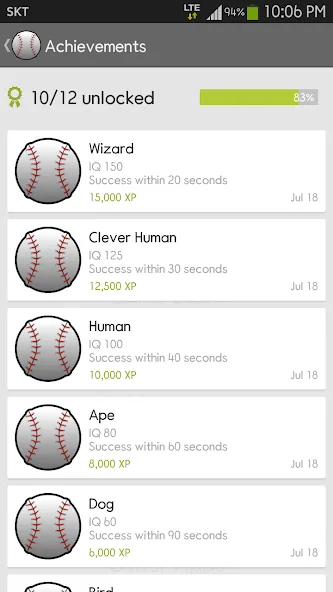 Скачать взлом IQ Baseball — Number Puzzle (АйКью Бейсбол)  [МОД Все открыто] — полная версия apk на Андроид screen 5