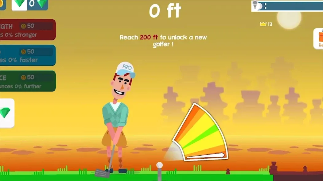 Скачать взлом Golf Orbit: Oneshot Golf Games  [МОД Mega Pack] — стабильная версия apk на Андроид screen 1