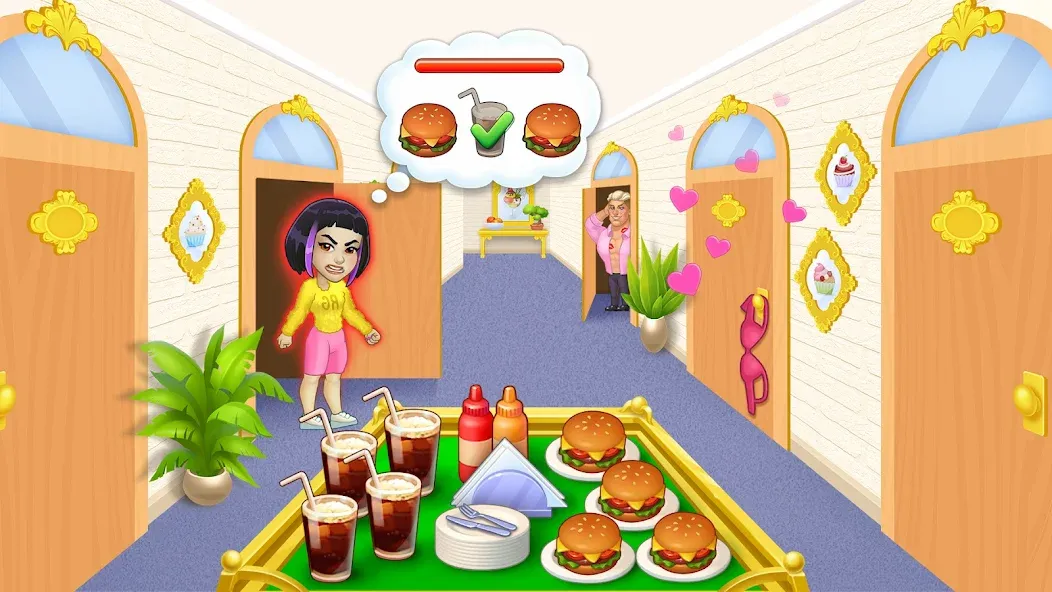 Скачать взлом Jane’s Story: Cooking & Hotel  [МОД Mega Pack] — последняя версия apk на Андроид screen 1