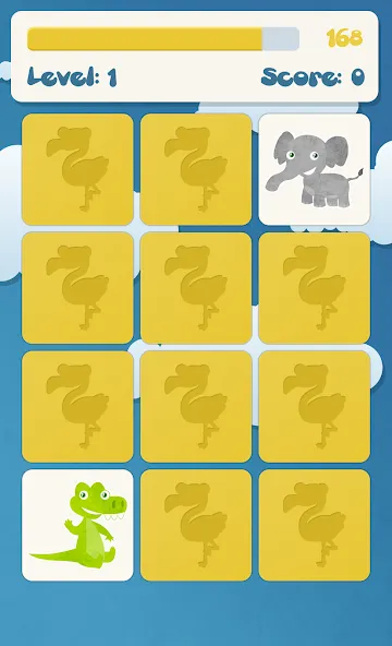 Скачать взломанную Animals memory game for kids  [МОД Unlimited Money] — стабильная версия apk на Андроид screen 3