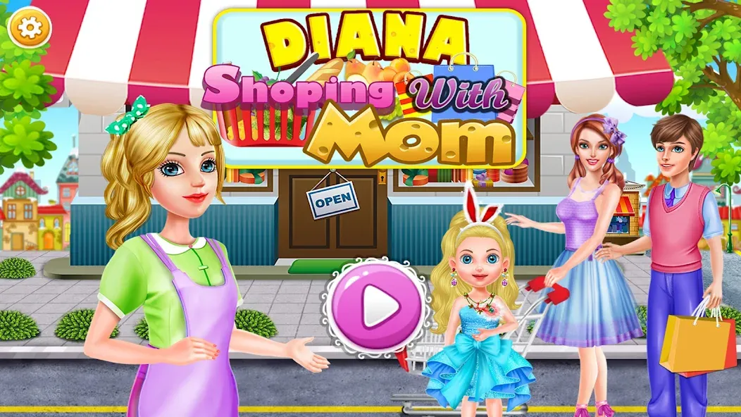 Взлом Mall Shopping with Diana (Молл Шоппинг с Дианой)  [МОД Много денег] — стабильная версия apk на Андроид screen 1