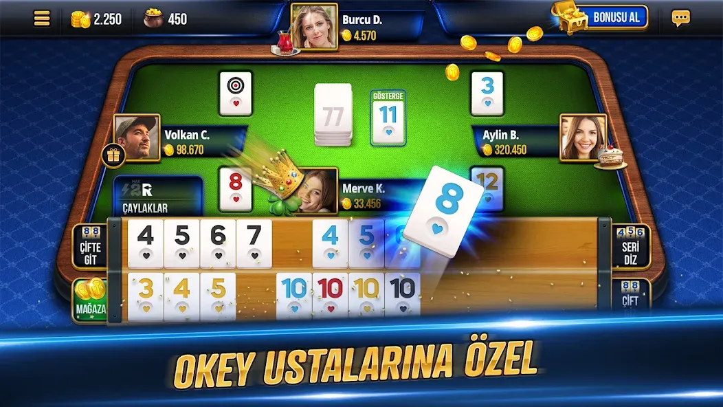 Скачать взломанную Tekel Okey (Текел Окей)  [МОД Mega Pack] — полная версия apk на Андроид screen 1