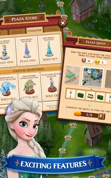 Взлом Disney Frozen Free Fall Games  [МОД Unlimited Money] — полная версия apk на Андроид screen 2