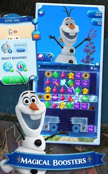 Взлом Disney Frozen Free Fall Games  [МОД Unlimited Money] — полная версия apk на Андроид screen 5