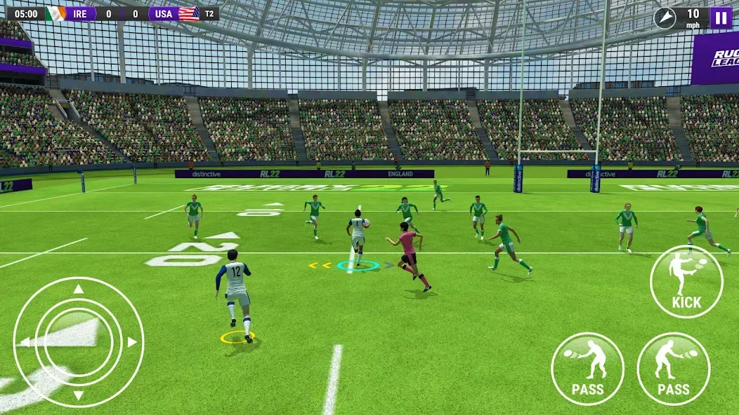 Взлом Rugby League 22 (Рубиги Лига 22)  [МОД Все открыто] — последняя версия apk на Андроид screen 2