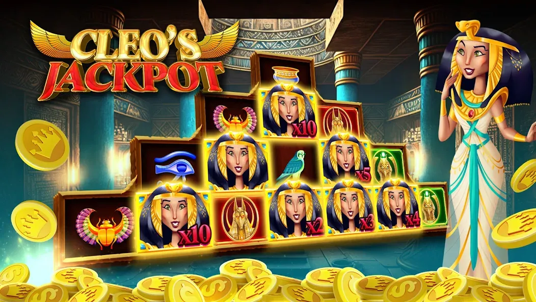 Взломанная Best Casino Legends 777 Slots (Бест Казино Легенды 777 Слотс)  [МОД Mega Pack] — полная версия apk на Андроид screen 1