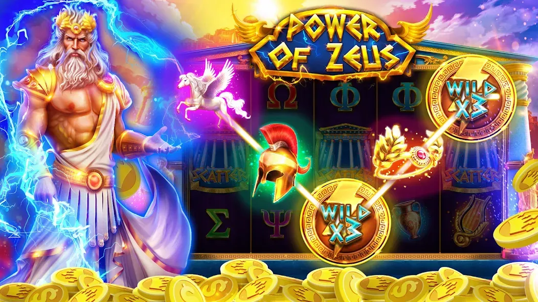 Взломанная Best Casino Legends 777 Slots (Бест Казино Легенды 777 Слотс)  [МОД Mega Pack] — полная версия apk на Андроид screen 2