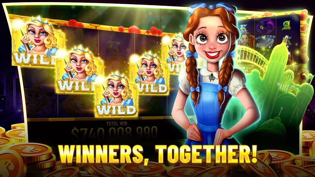 Взломанная Best Casino™ Slots: 777 Casino (Бест Казино Слотс)  [МОД Unlimited Money] — последняя версия apk на Андроид screen 1