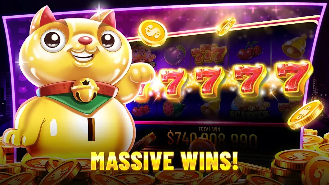 Взломанная Best Casino™ Slots: 777 Casino (Бест Казино Слотс)  [МОД Unlimited Money] — последняя версия apk на Андроид screen 4