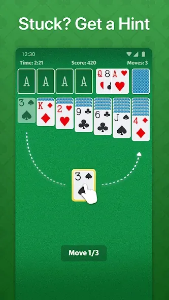 Взлом Solitaire — Classic Card Game (Солитер)  [МОД Много денег] — полная версия apk на Андроид screen 4