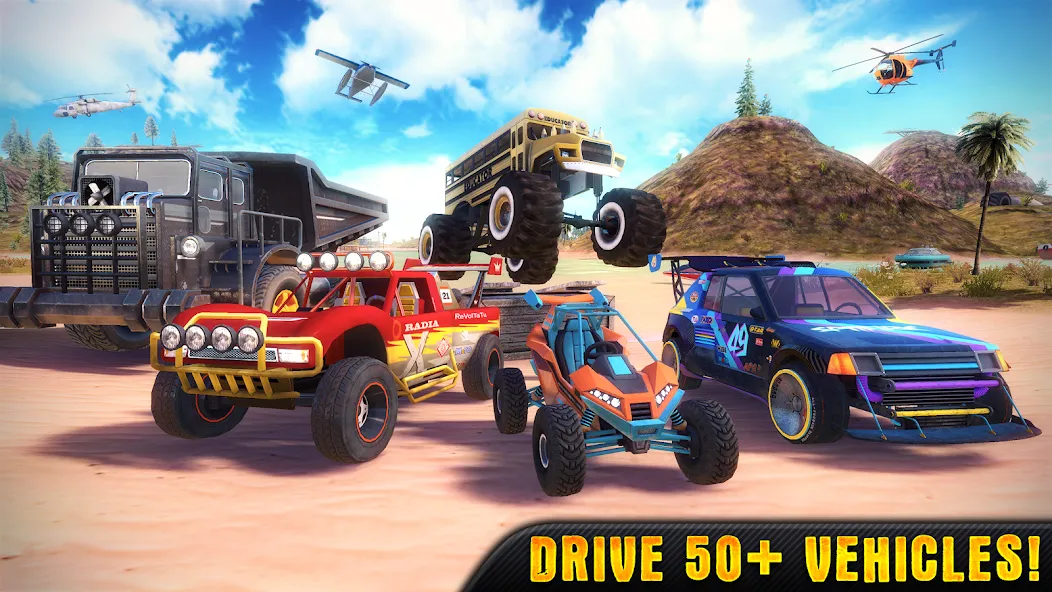 Скачать взлом OTR — Offroad Car Driving Game (ОТР)  [МОД Меню] — последняя версия apk на Андроид screen 1