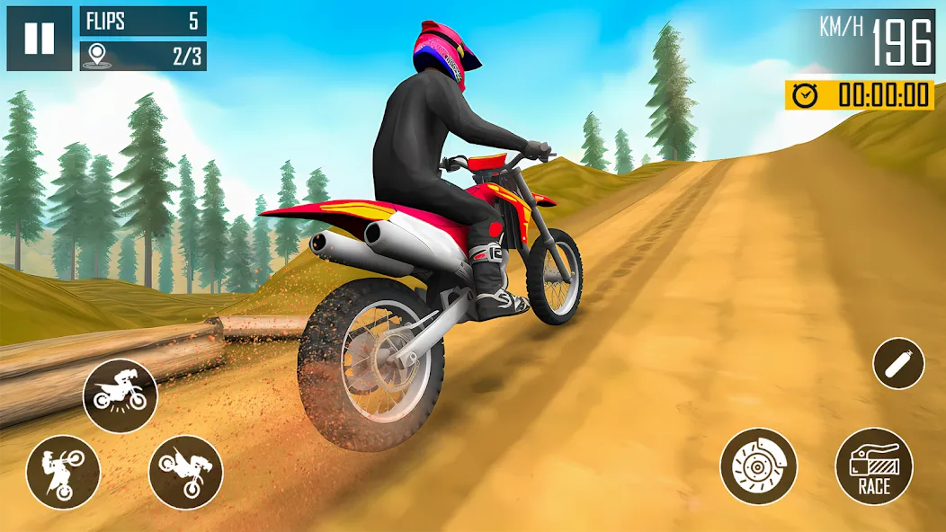 Скачать взлом Ultimate Bike Stunt: Bike Game (Ультимейт Байк Стант)  [МОД Бесконечные монеты] — полная версия apk на Андроид screen 5