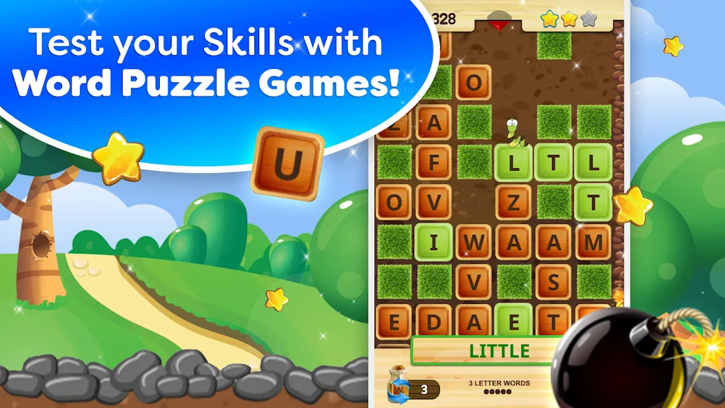 Скачать взломанную Word Wow — Brain training fun (Ворд Вау)  [МОД Unlocked] — стабильная версия apk на Андроид screen 2