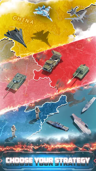 Взлом Conflict of Nations: WW3 (Конфликт нациией)  [МОД Unlocked] — стабильная версия apk на Андроид screen 4